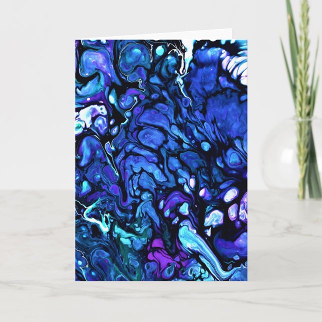 Cartão Abstrato Color Study 77, placa (Frente)