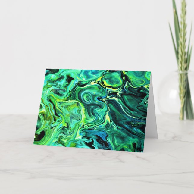 Cartão Abstrato Color Study 78, placa (Frente)