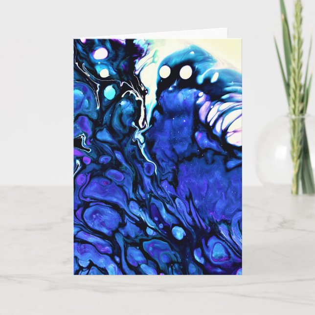 Cartão Abstrato Color Study 79, placa (Frente)