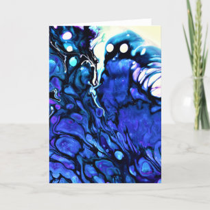 Cartão Abstrato Color Study 79, placa