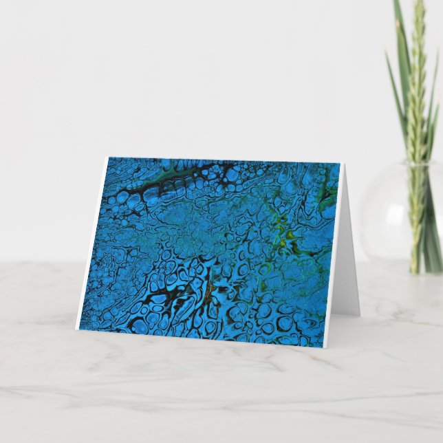 Cartão Abstrato Color Study 7, Card (Frente)