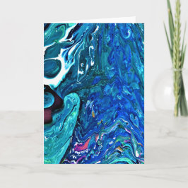 Cartão Abstrato Color Study 83, placa