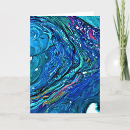 Cartão Abstrato Color Study 84, placa