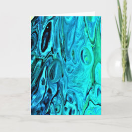 Cartão Abstrato Color Study 85, placa