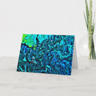 Cartão Abstrato Color Study 87, placa