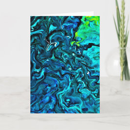 Cartão Abstrato Color Study 87, placa