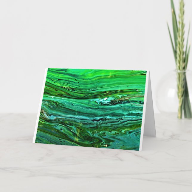 Cartão Abstrato Color Study 95, Card (Frente)