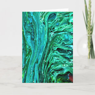 Cartão Abstrato Color Study 96, placa
