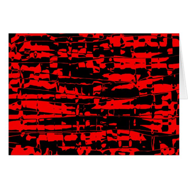 Cartão Abstrato Crackle (Frente Horizontal)