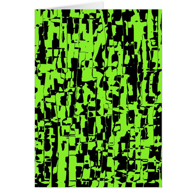 Cartão Abstrato Crackle (Frente)