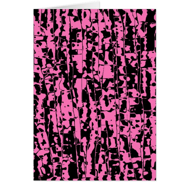 Cartão Abstrato Crackle (Frente)