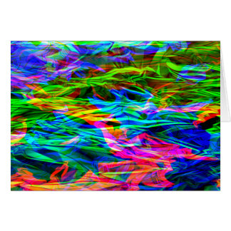 Cartão Abstrato de arco-íris brilhante