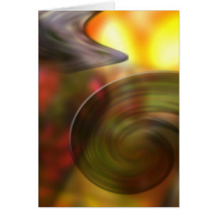 Cartão Abstrato de cores giratórias