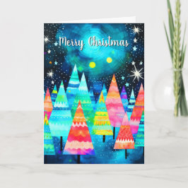 Cartão Abstrato de Natal Feliz