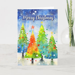 Cartão Abstrato de Natal Feliz