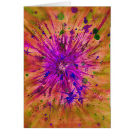 Cartão Abstrato de natalina Star