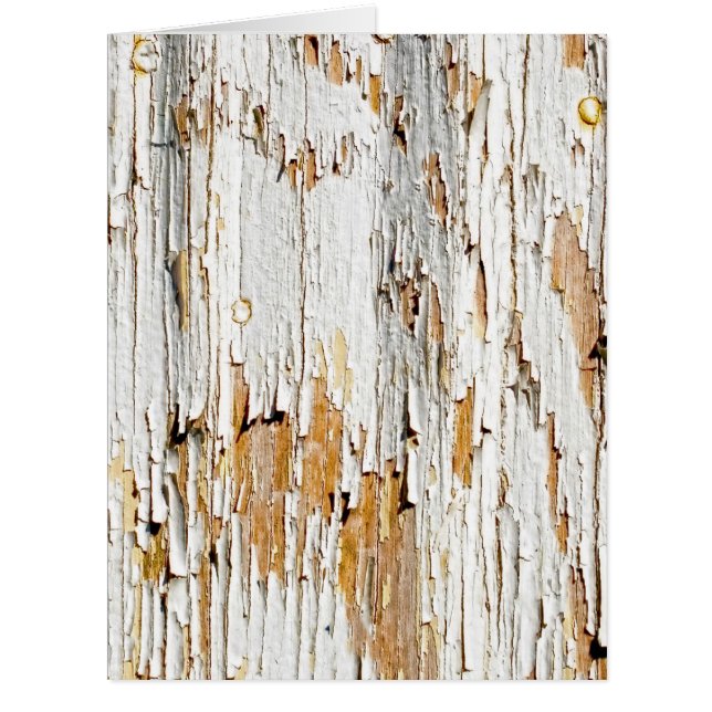 Cartão Abstrato de pintura branca (Frente)