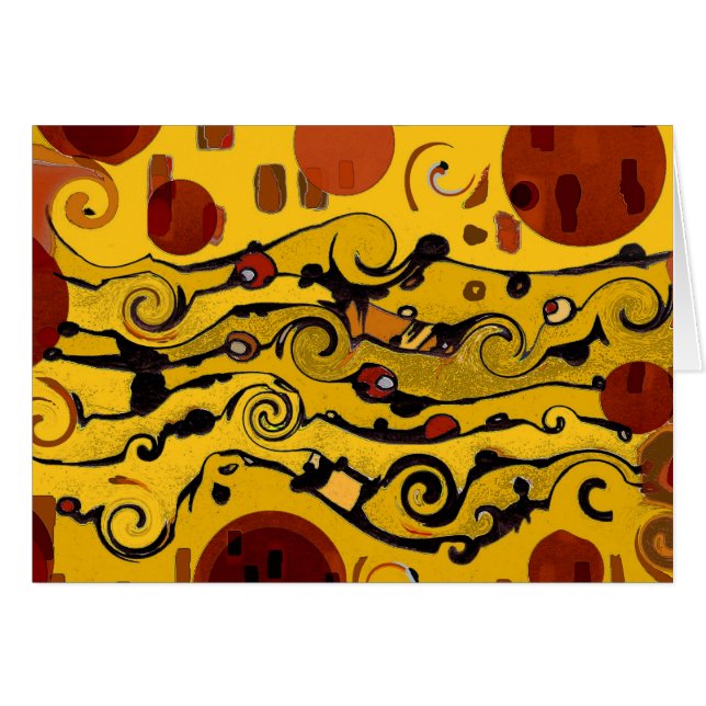 Cartão Abstrato de Skyland (Frente Horizontal)