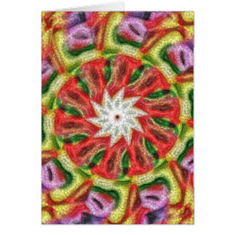 Cartão Abstrato Digital Art