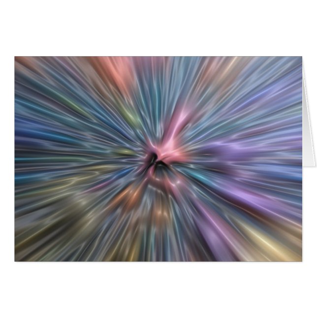 Cartão Abstrato Digital Art 2 (Frente Horizontal)