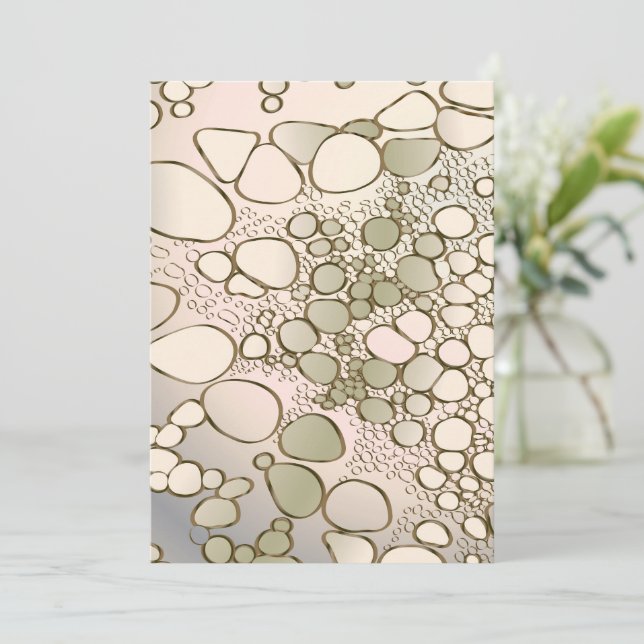 Cartão Abstrato digital work 5 (Em pé/Frente)