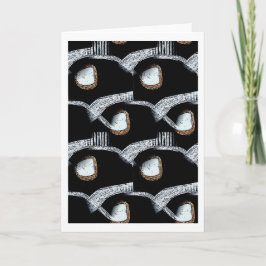 Cartão abstrato do africano