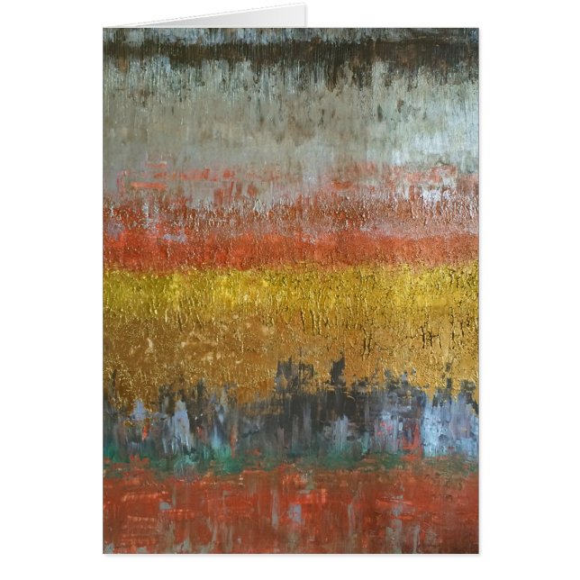 Cartão Abstrato do ouro e da prata, vazio (Frente)