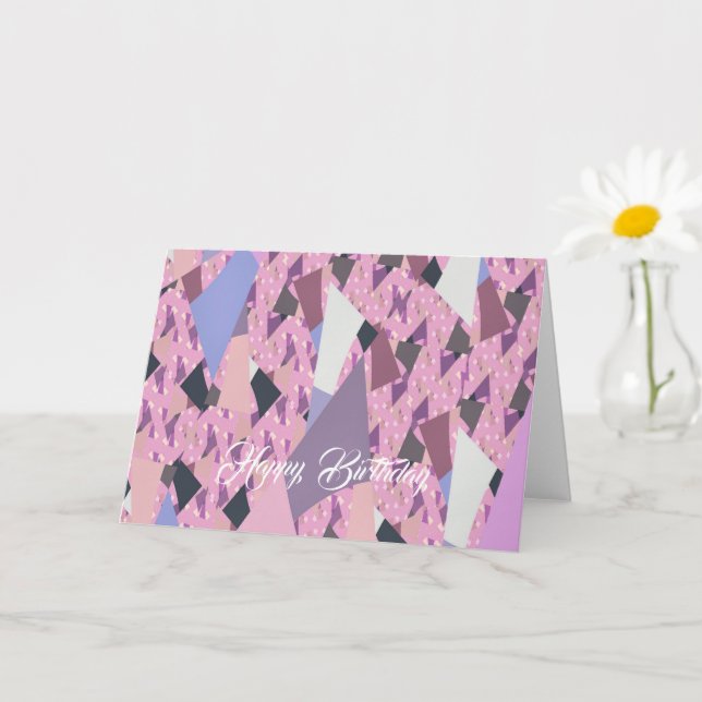 Cartão Abstrato DO SUNSET SAILS (Planta pequena)