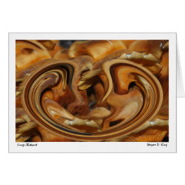 Cartão Abstrato dos fungos