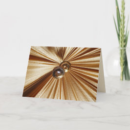 Cartão Abstrato Dourado e bronzeado, saudação de Vazio de