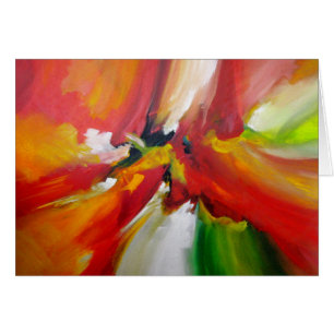 Cartão Abstrato Expressionismo