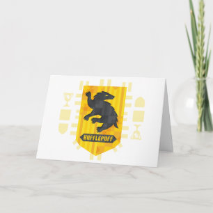 Cartão Abstrato Geométrico HUFFLEPUFF™ Crest