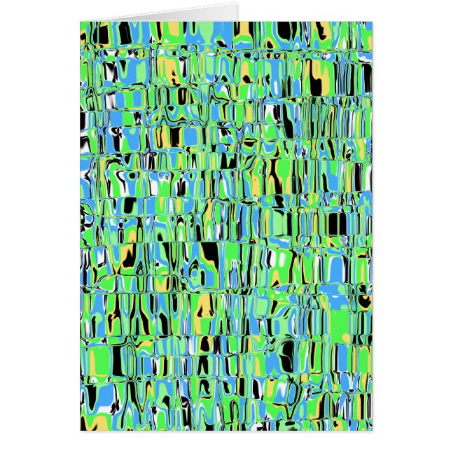 Cartão Abstrato Mosaico (Frente)