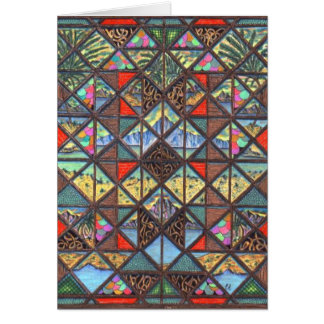 Cartão Abstrato mundos