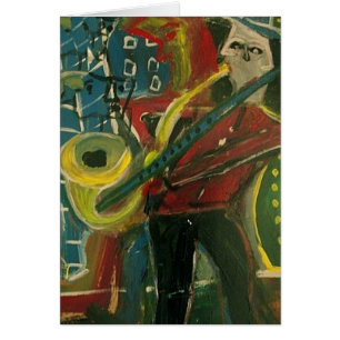 Cartão Abstrato Music