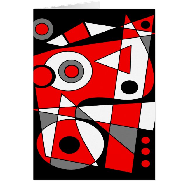 Cartão Abstrato nº 185.3 (Frente)