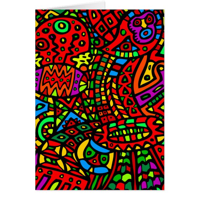 Cartão Abstrato nº 411 (Frente)