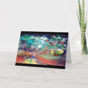 Cartão Abstrato Painting, 2003, por Julia Morrill