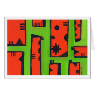Cartão Abstrato Pintura 08