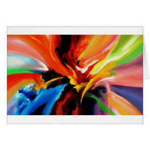 Cartão Abstrato: Pintura de Serdar Hizli