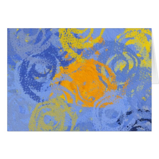 Cartão Abstrato pré-histórico (Frente Horizontal)