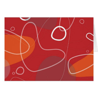 Cartão abstrato Retro-Moderno