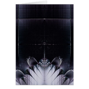 Cartão Abstrato Roxo