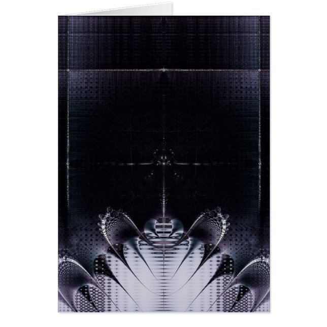 Cartão Abstrato Roxo (Frente)