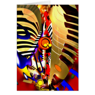 Cartão Abstrato Surrealismo