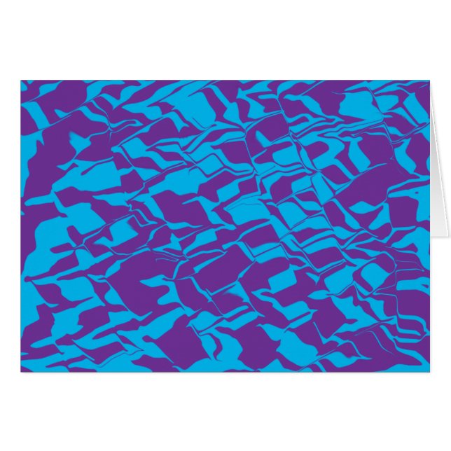 Cartão Abstrato Swirl (Frente Horizontal)