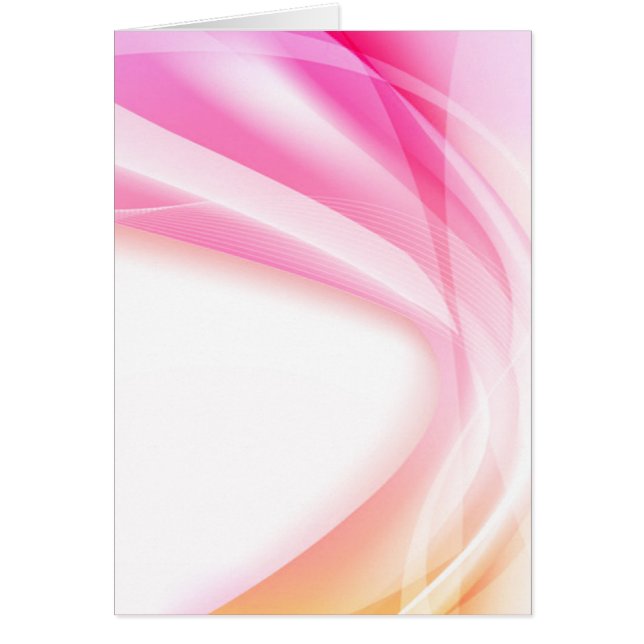 Cartão Abstrato Swirl 3 (retrato) (Frente)