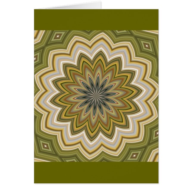 Cartão Abstrato Verde (Frente)