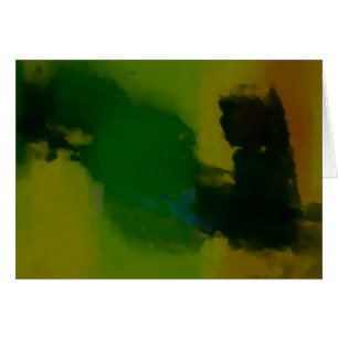 Cartão Abstrato verde-creativo