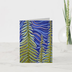Cartão Abstrato Whimsic Evergreens